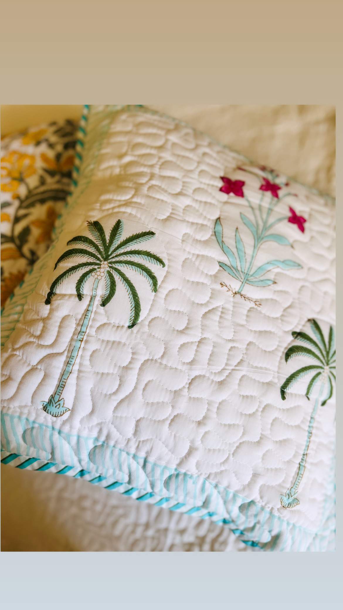 Block Print Cushion Covers- Set of 2 Dreamy (Dispatch in 24 hours) 8 Cushion Cover Dreamy 3