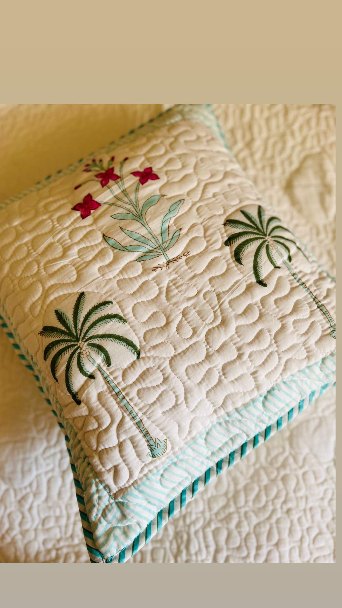 Block Print Cushion Covers- Set of 2 Dreamy (Dispatch in 24 hours) 10 Cushion Cover Dreamy 4