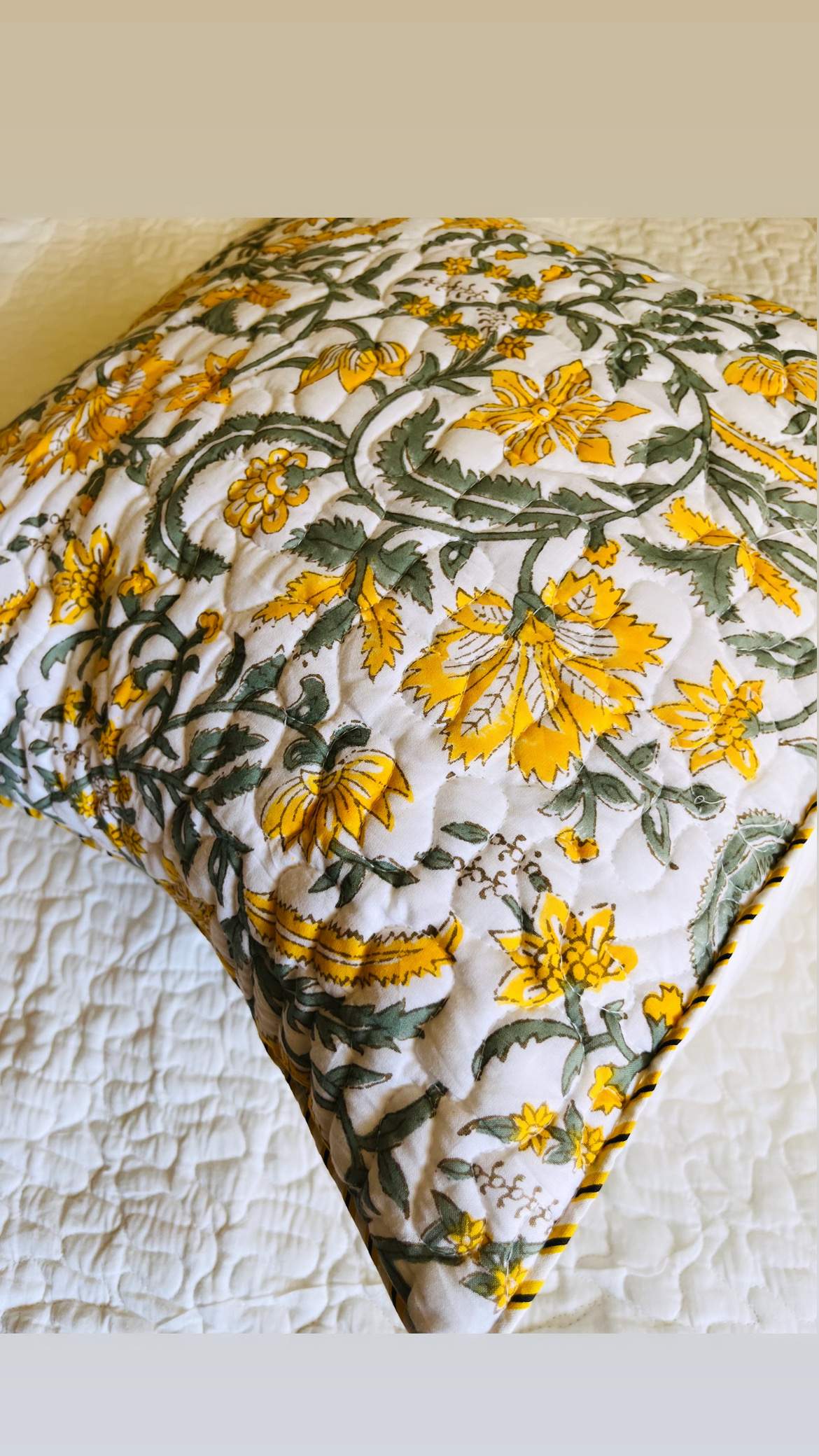 Cushion Cover Set Of 2 Yellow Yellow 2 1