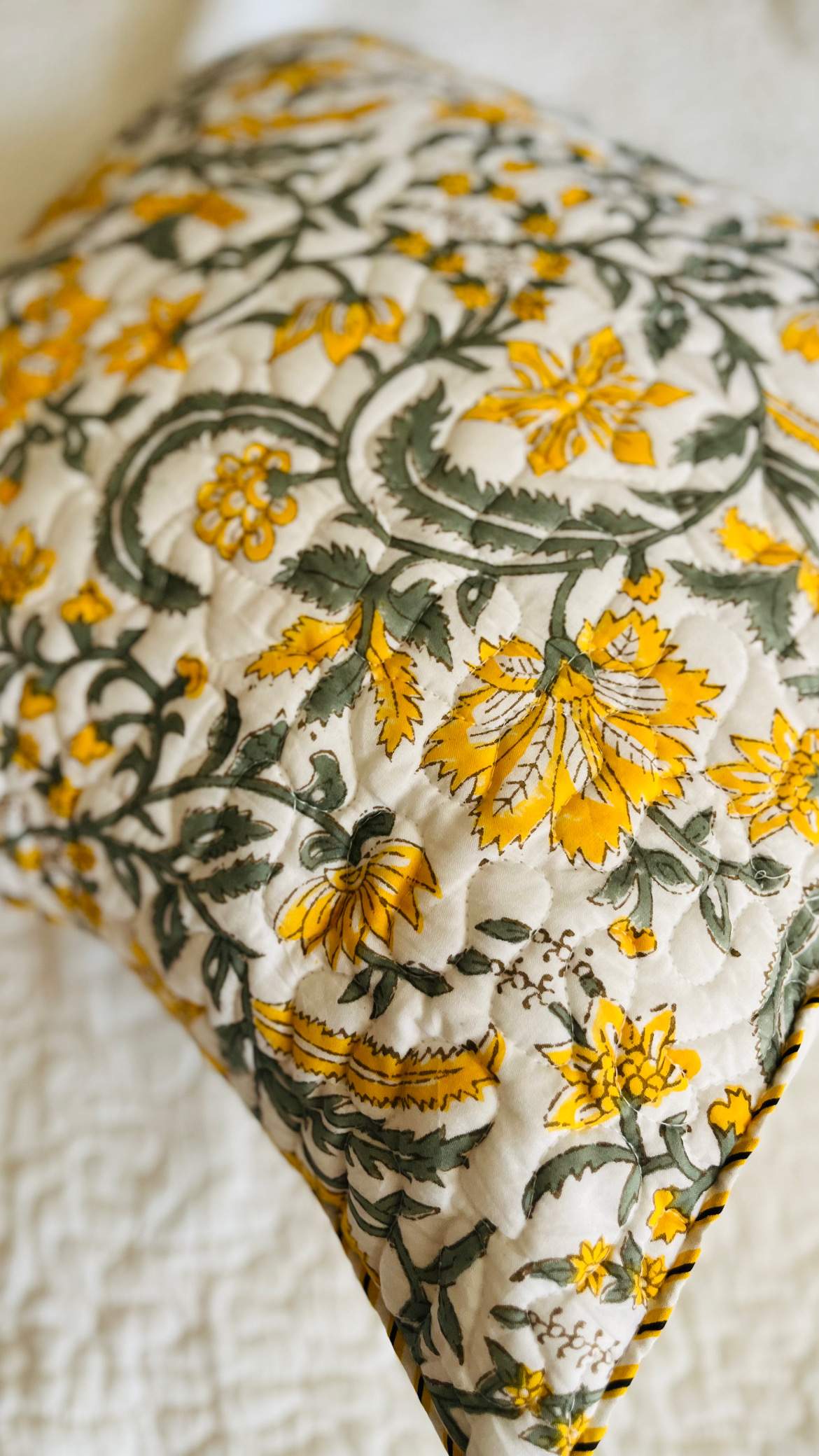 Cushion Cover Set Of 2 Yellow Yellow 3 2