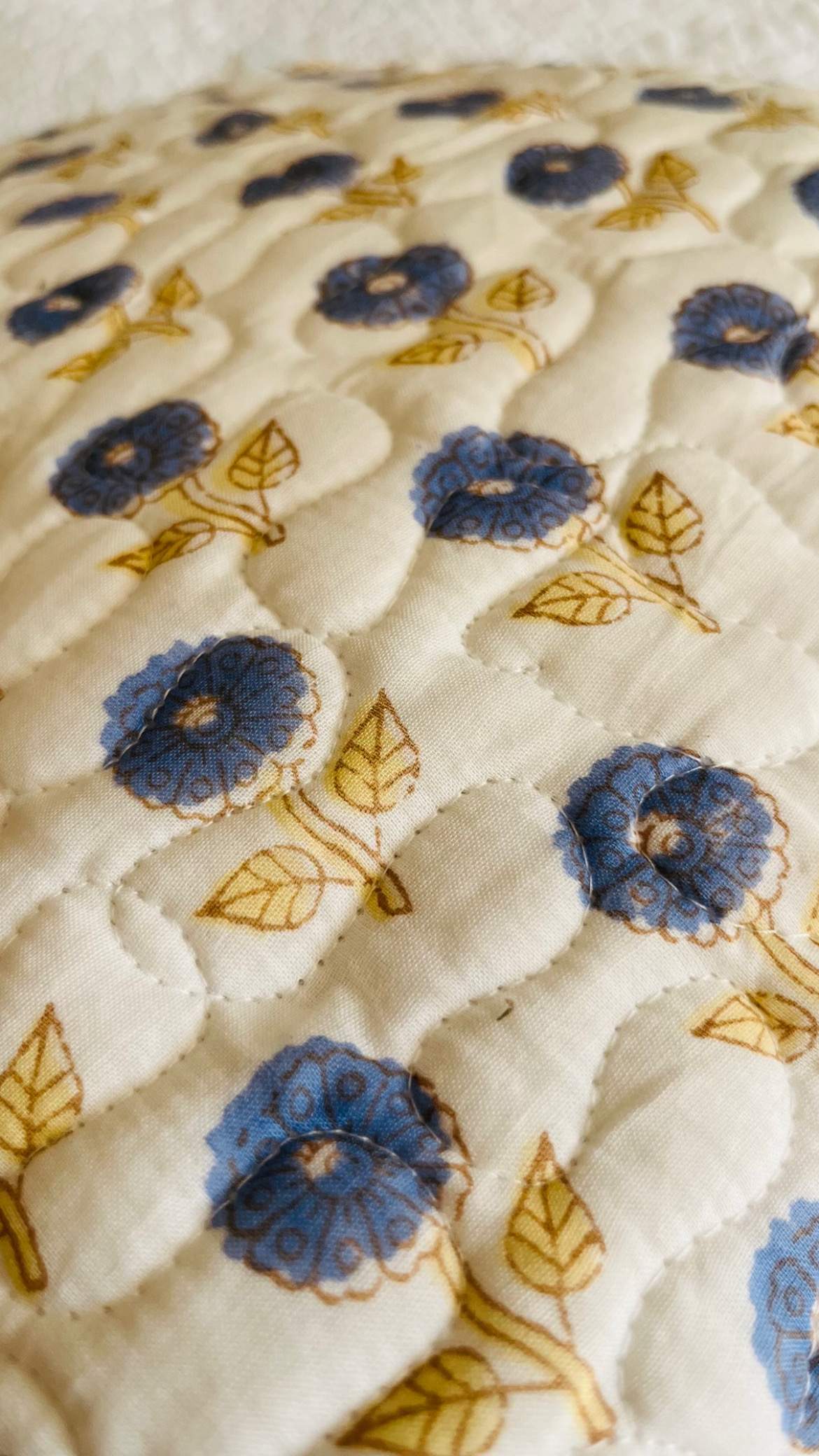 Block Print Cushion Covers- Set of 2 Blue Heaven (Dispatch in 24 hours) 8 Cushion Cover Set of 2 Blue Heavenly1