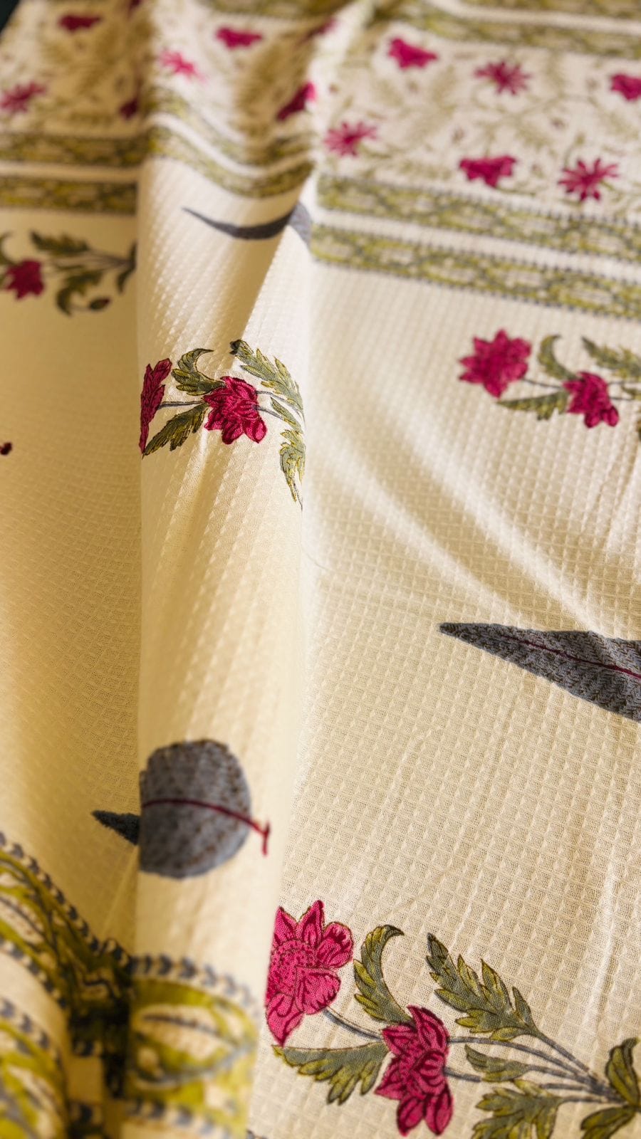 Big Size - Bathing Towel - Block Print Pink Rose 🌷 (Dispatch time 24 Hours) 4 PHOTO 2025 05 07 13 52 32