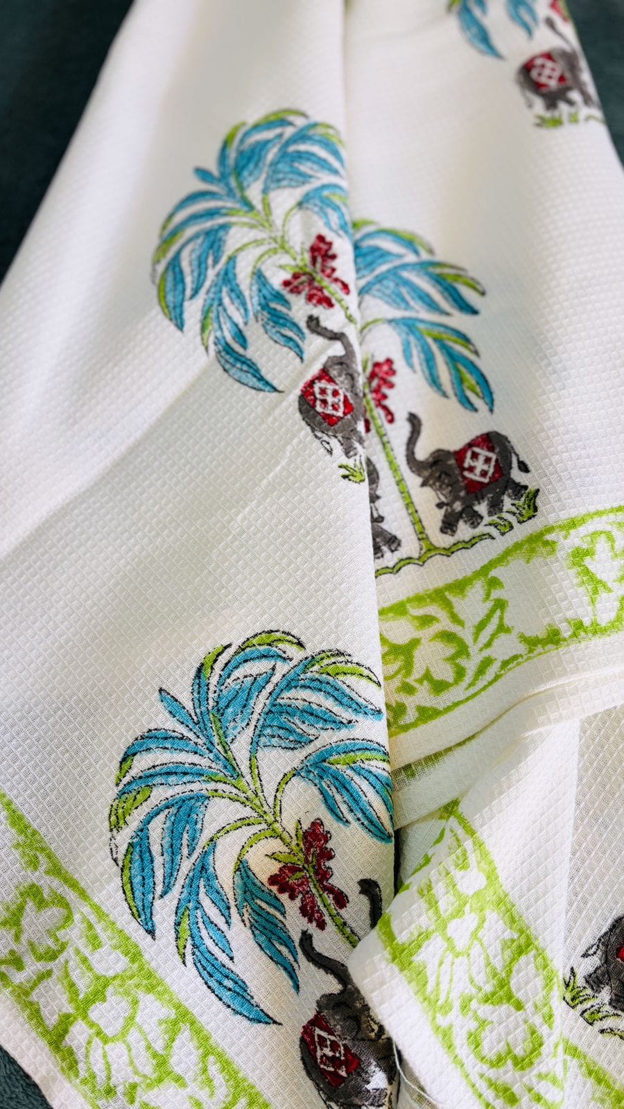 Big Size - Bathing Towel - Block Print - Ele 🐘 (Dispatch time 24 Hours) 6 PHOTO 2025 05 07 14 01 48