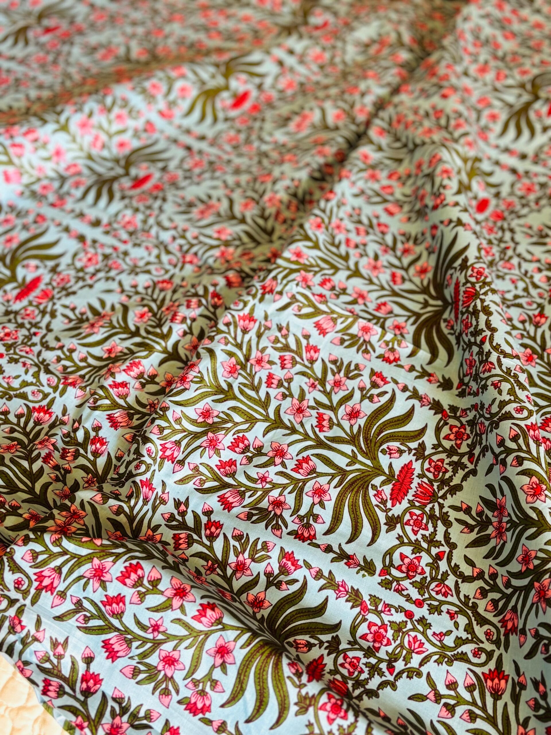 100./. Cotton Mul Fabrics, Gul 🪷 - Raw Fabrics - Pure Cotton 8 Gul 5 scaled 1