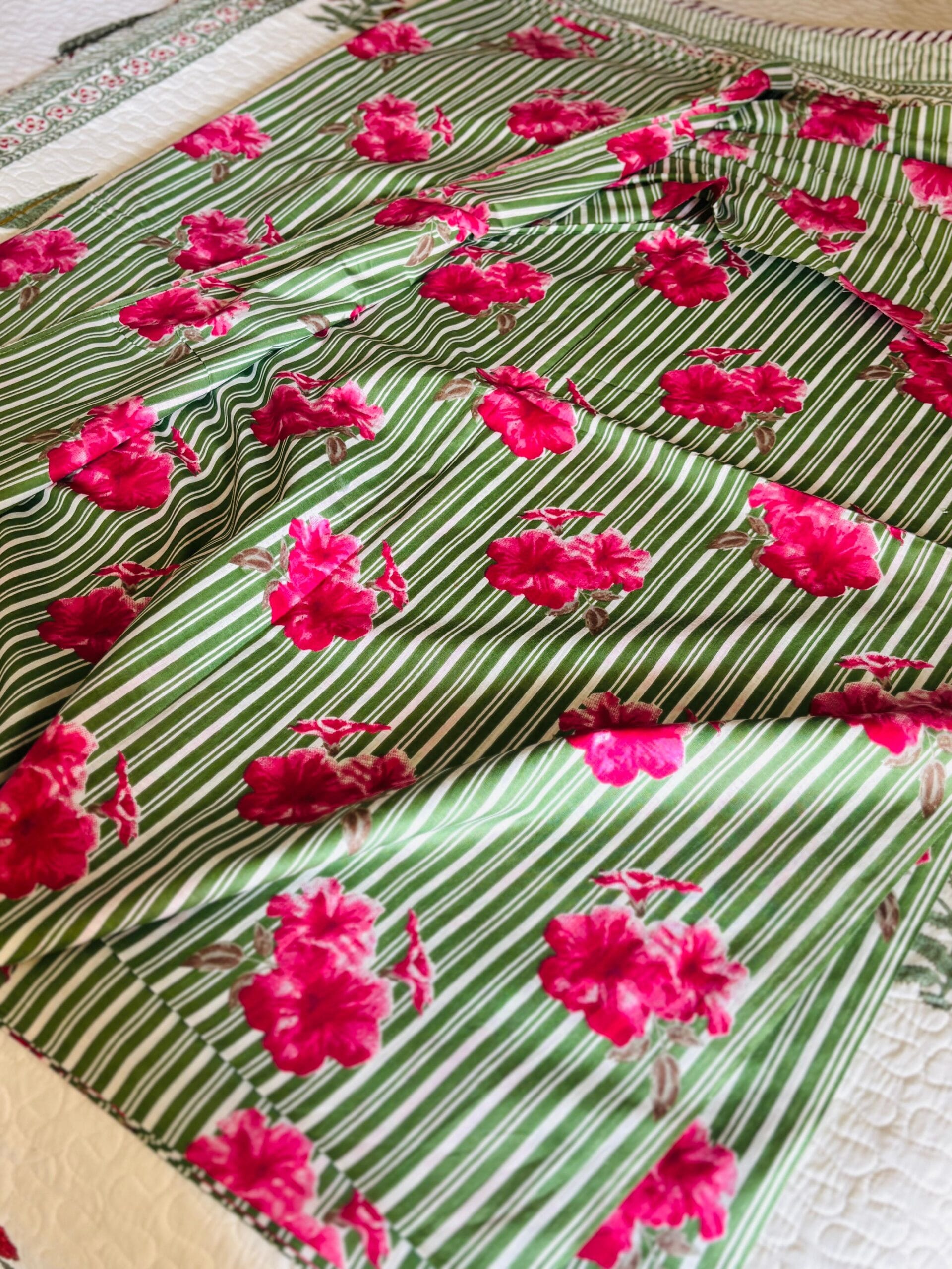 100./. Cotton Mul Fabrics, Hara Panna 🌱 Raw Fabrics - Pure Cotton 4 Hara Panna 1 scaled 1