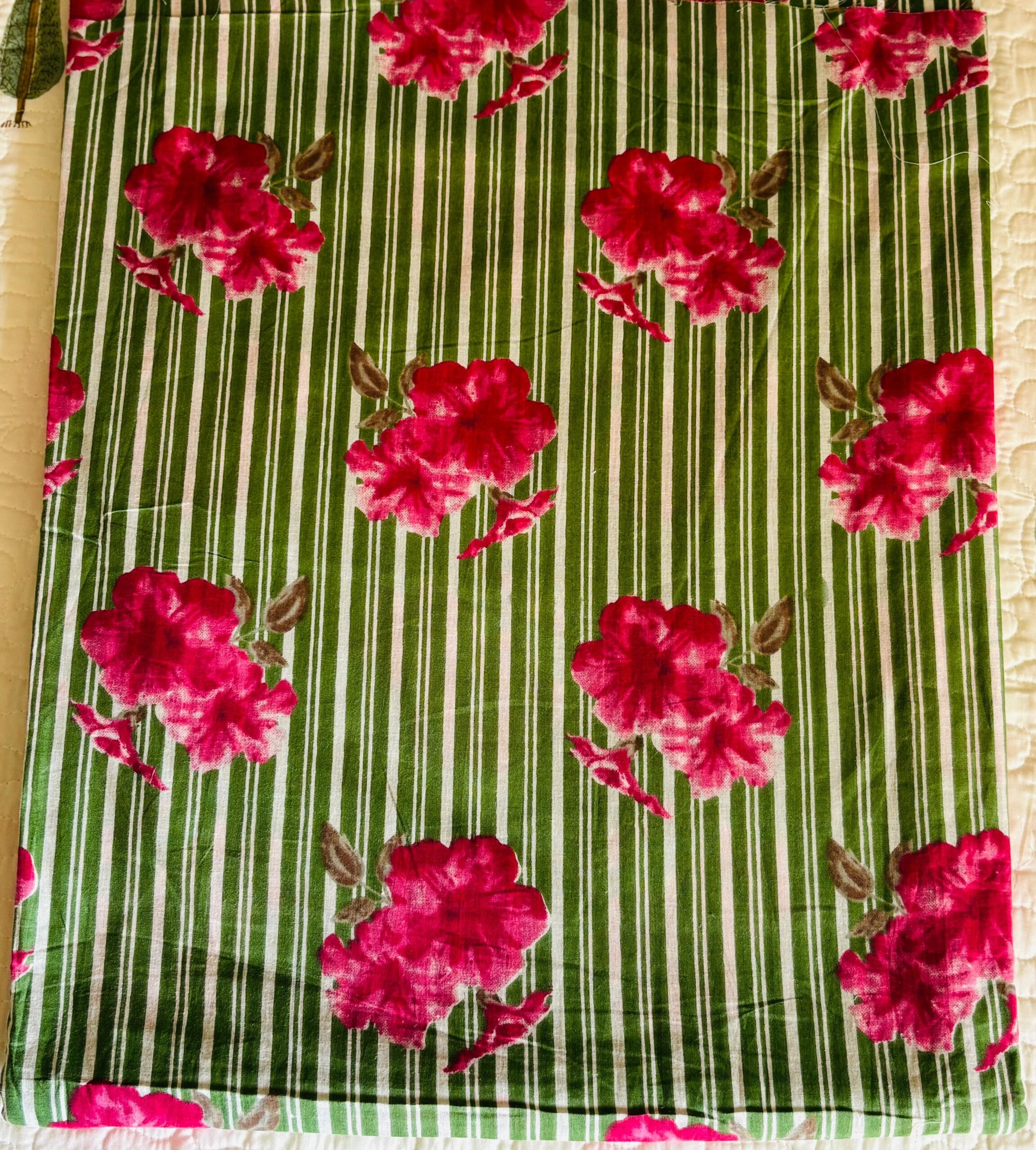 100./. Cotton Mul Fabrics, Hara Panna 🌱 Raw Fabrics - Pure Cotton 10 Hara Panna 4 scaled 1