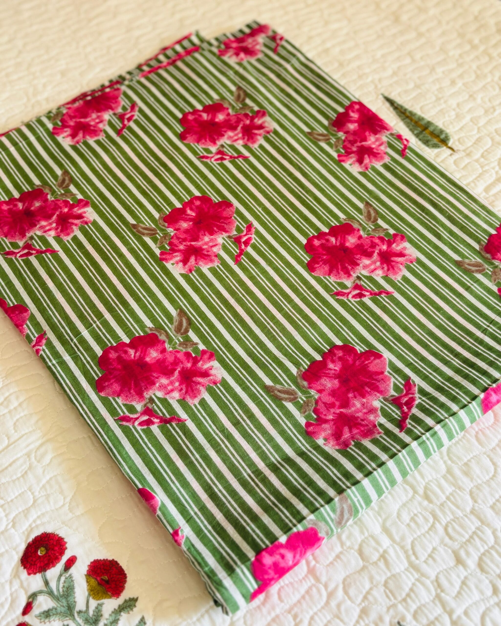 100./. Cotton Mul Fabrics, Hara Panna 🌱 Raw Fabrics - Pure Cotton 2 Hara Panna 5 scaled 1