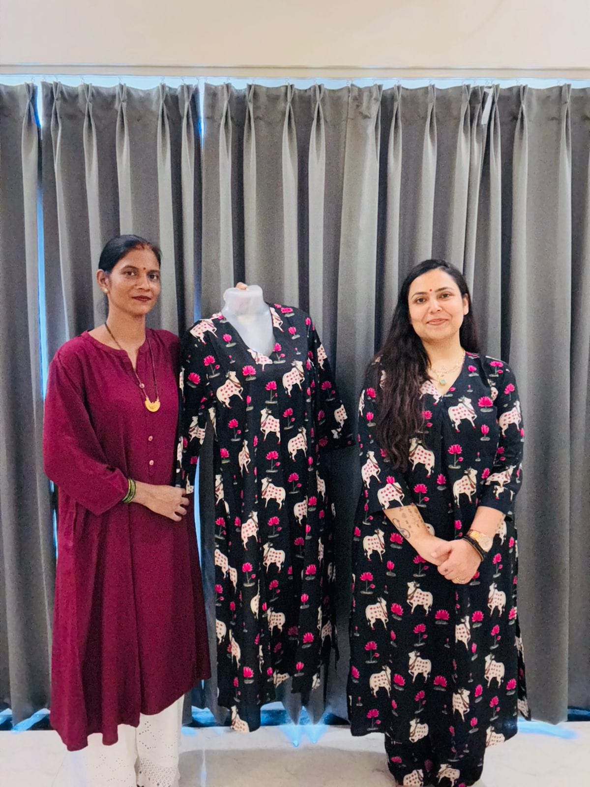 Co ord Sets Black Pichwai 4