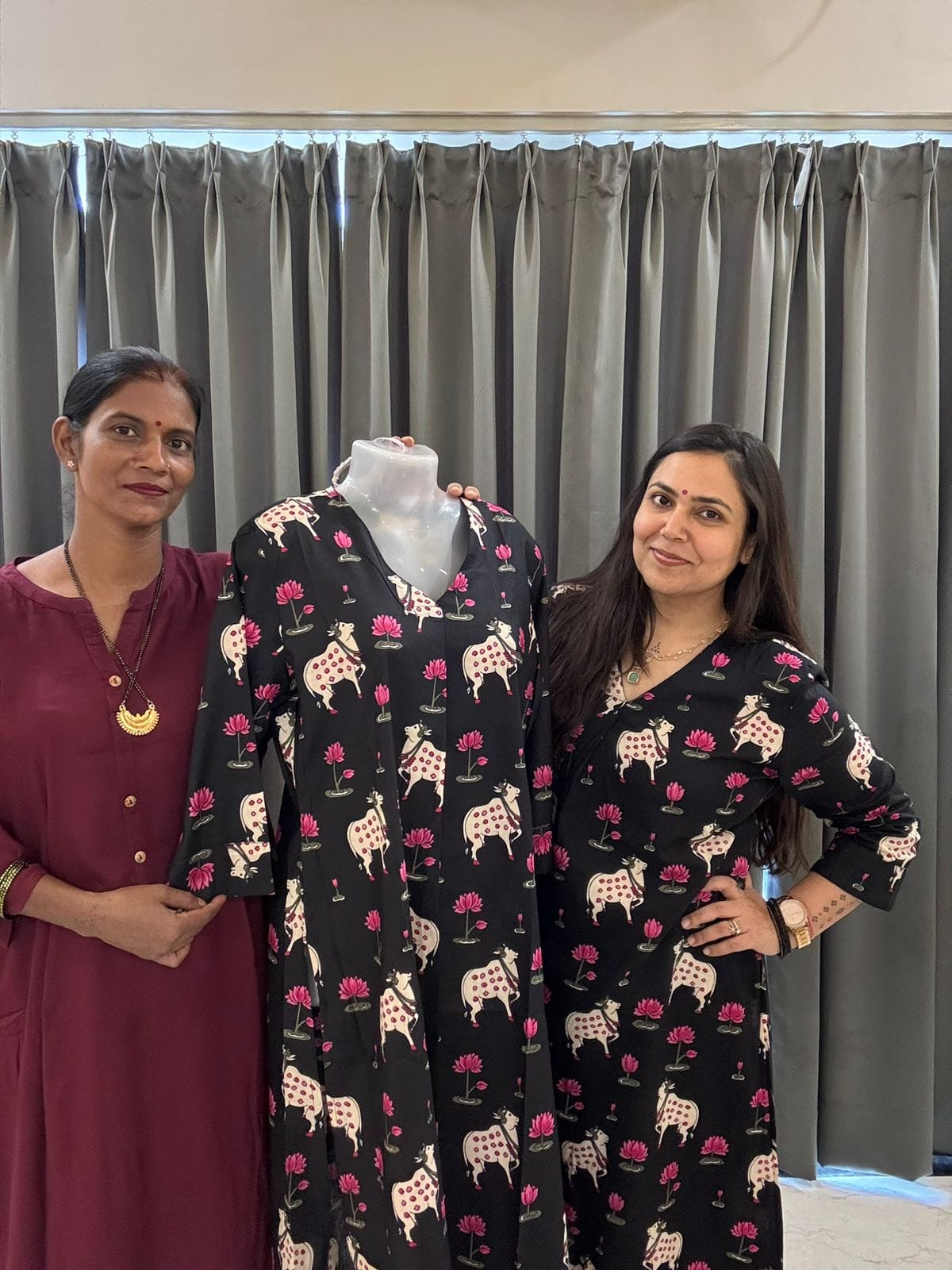 Co ord Sets Black Pichwai 5