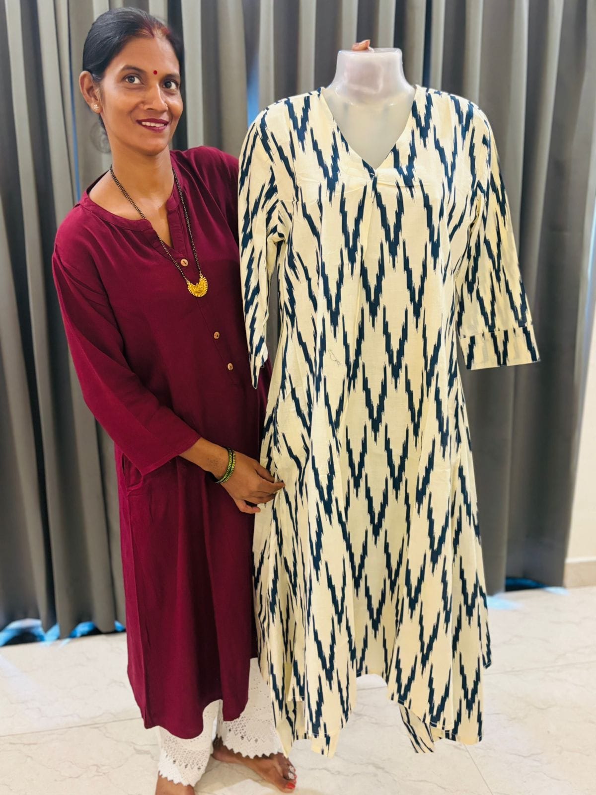 Co ord Sets Neela Ikkat 3