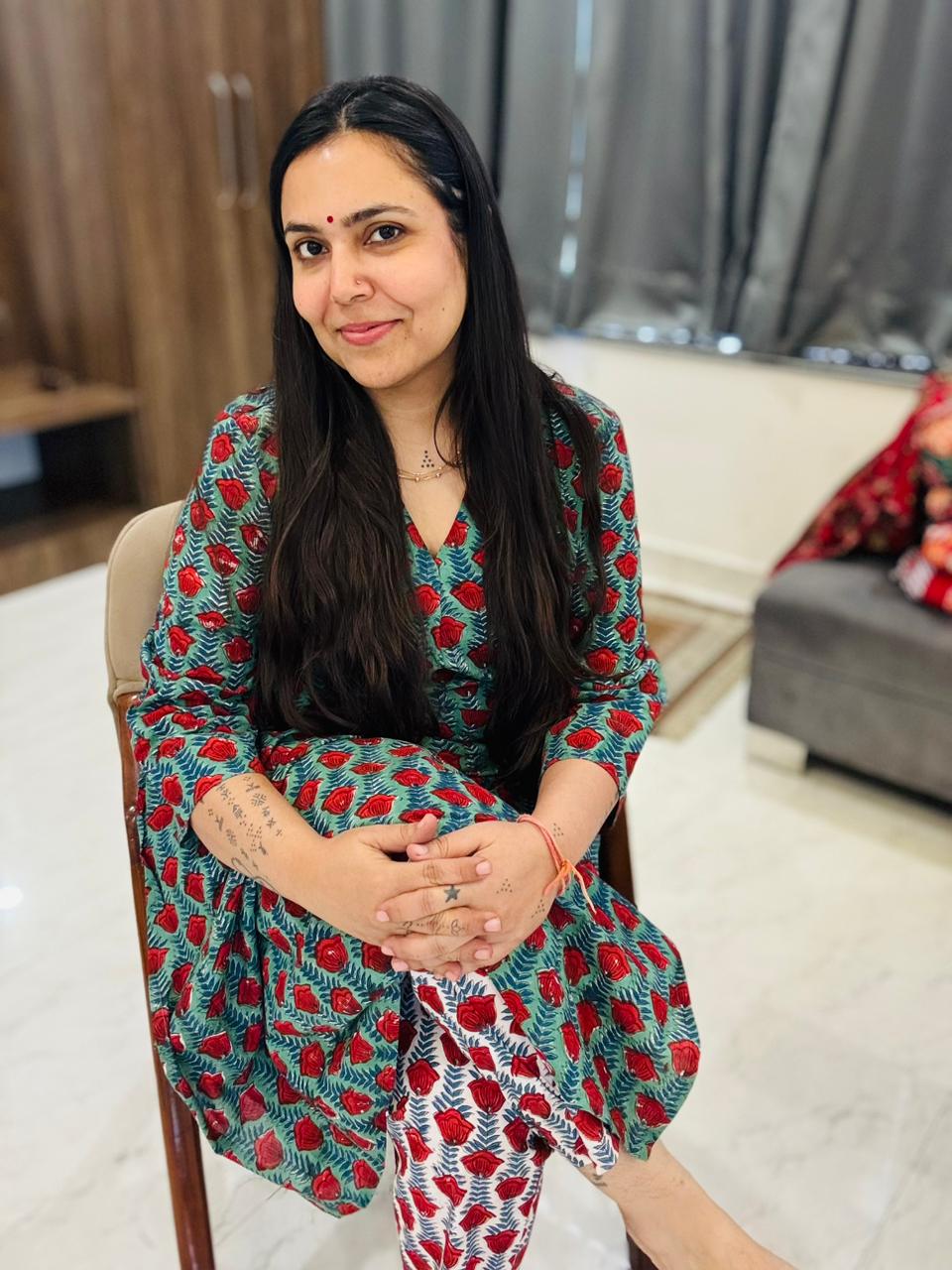 Rani - Jaipuri Kurti and Pajama Set Stitched - Coord Sets (Dispatch in 24 Hours) 12 Royal Kurti and Pajama 5