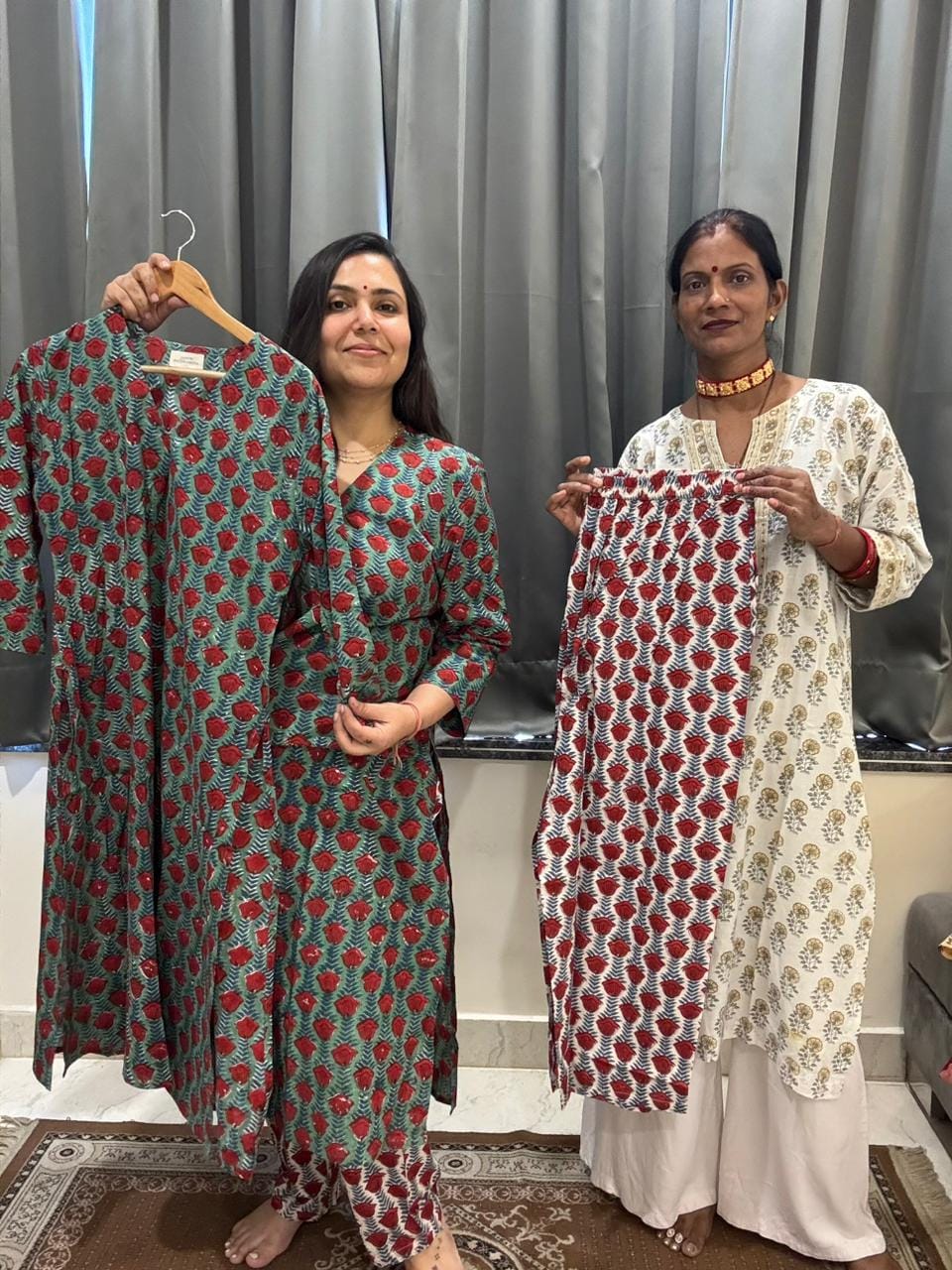 Rani - Jaipuri Kurti and Pajama Set Stitched - Coord Sets (Dispatch in 24 Hours) 2 Royal Kurti and Pajama 6